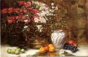 unknow artist Floral, beautiful classical still life of flowers.096 oil painting on canvas